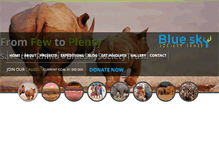 Tablet Screenshot of blueskysociety.org